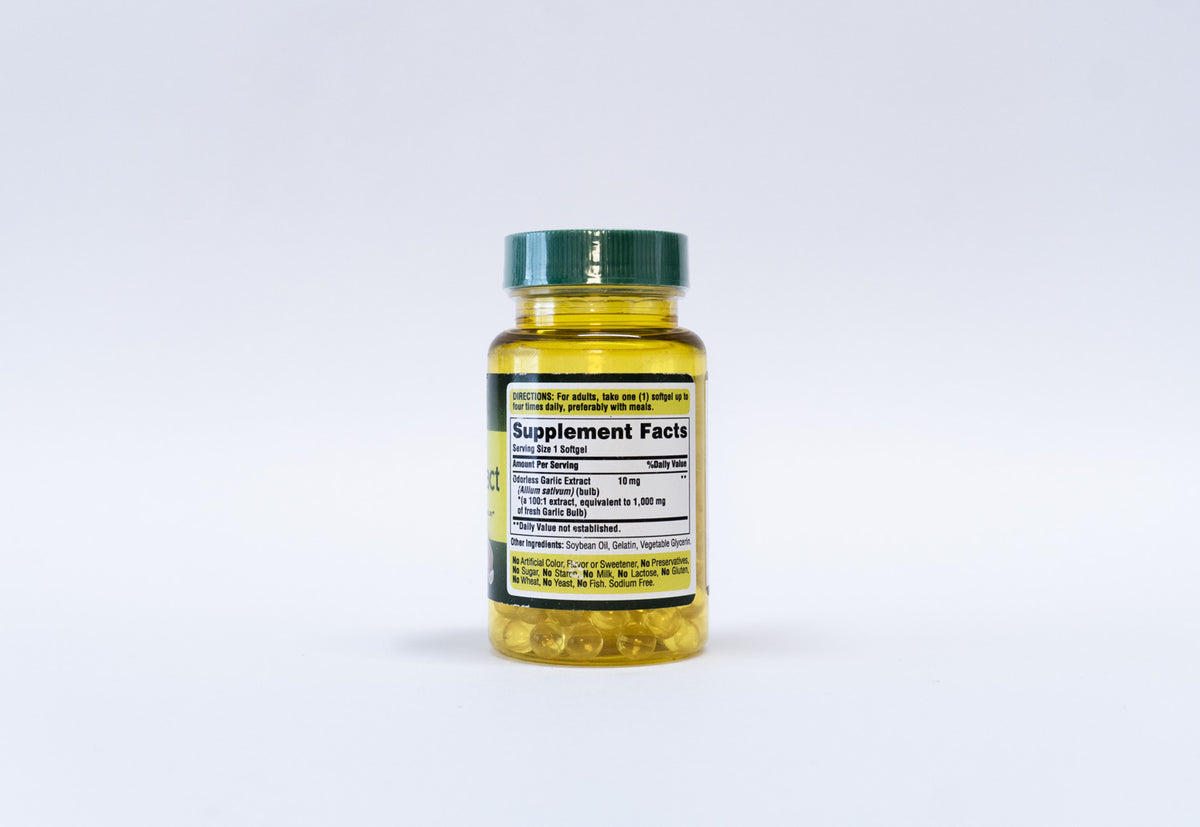 AJO DEODORIZADO 1000 mg C/100 SOFTGELS